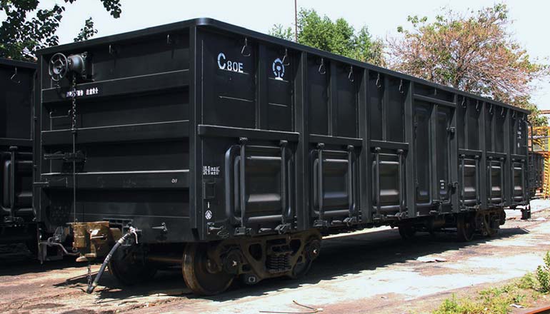 C80E general open wagon, gondola car.