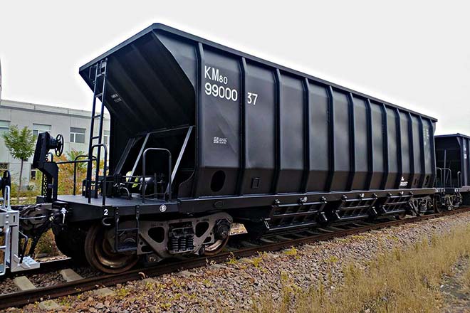 Coal hopper wagons for sale.