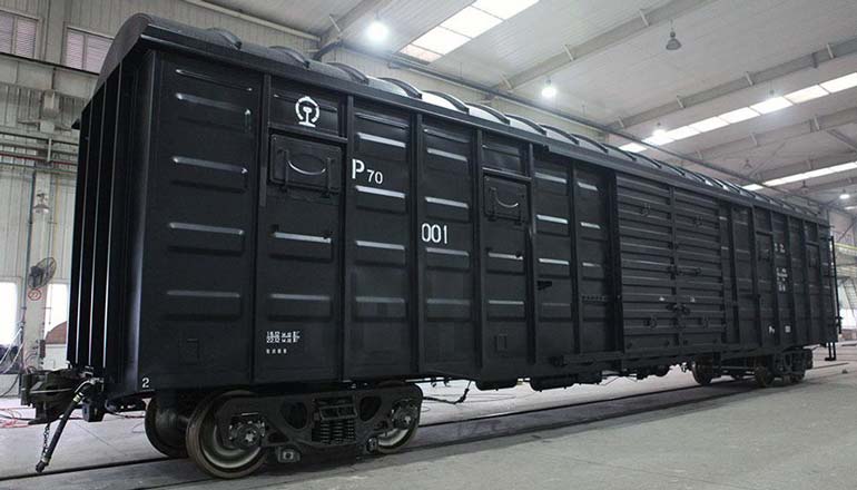 P70 covered goods wagon for sale.